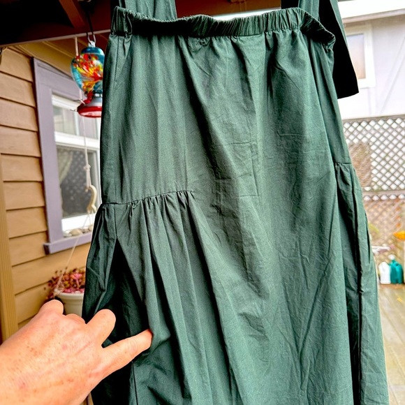 🇿🇦 L, AK JP brand dress from a swanky boutique in Cape Town. Forest Green NWOT - Picture 5 of 16